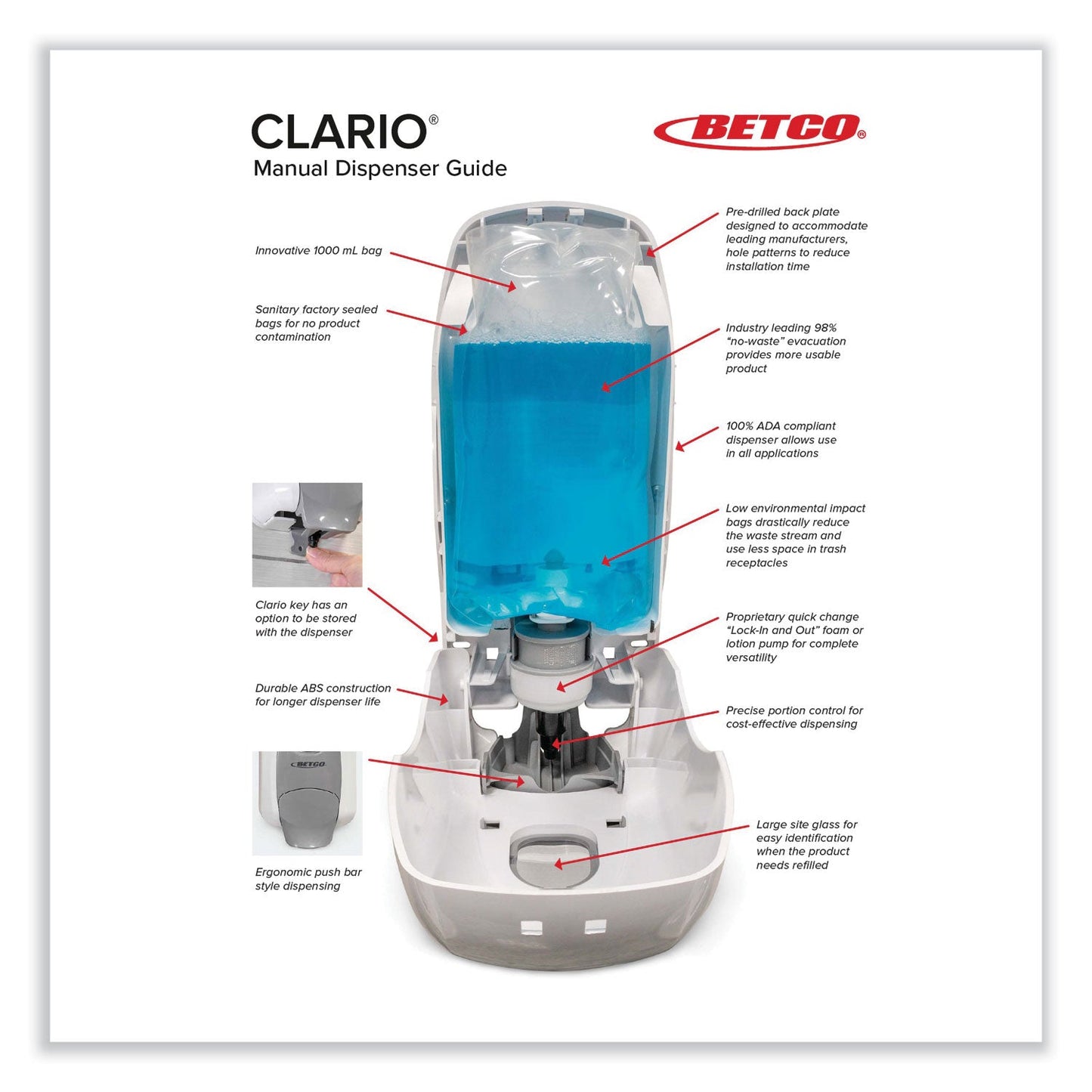 betco-clario-manual-skin-care-foam-dispenser-manual-1-06-quart-capacity-hygienic-num-bet9254200_5