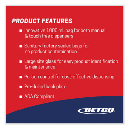 betco-clario-manual-skin-care-foam-dispenser-manual-1-06-quart-capacity-hygienic-num-bet9254200_6
