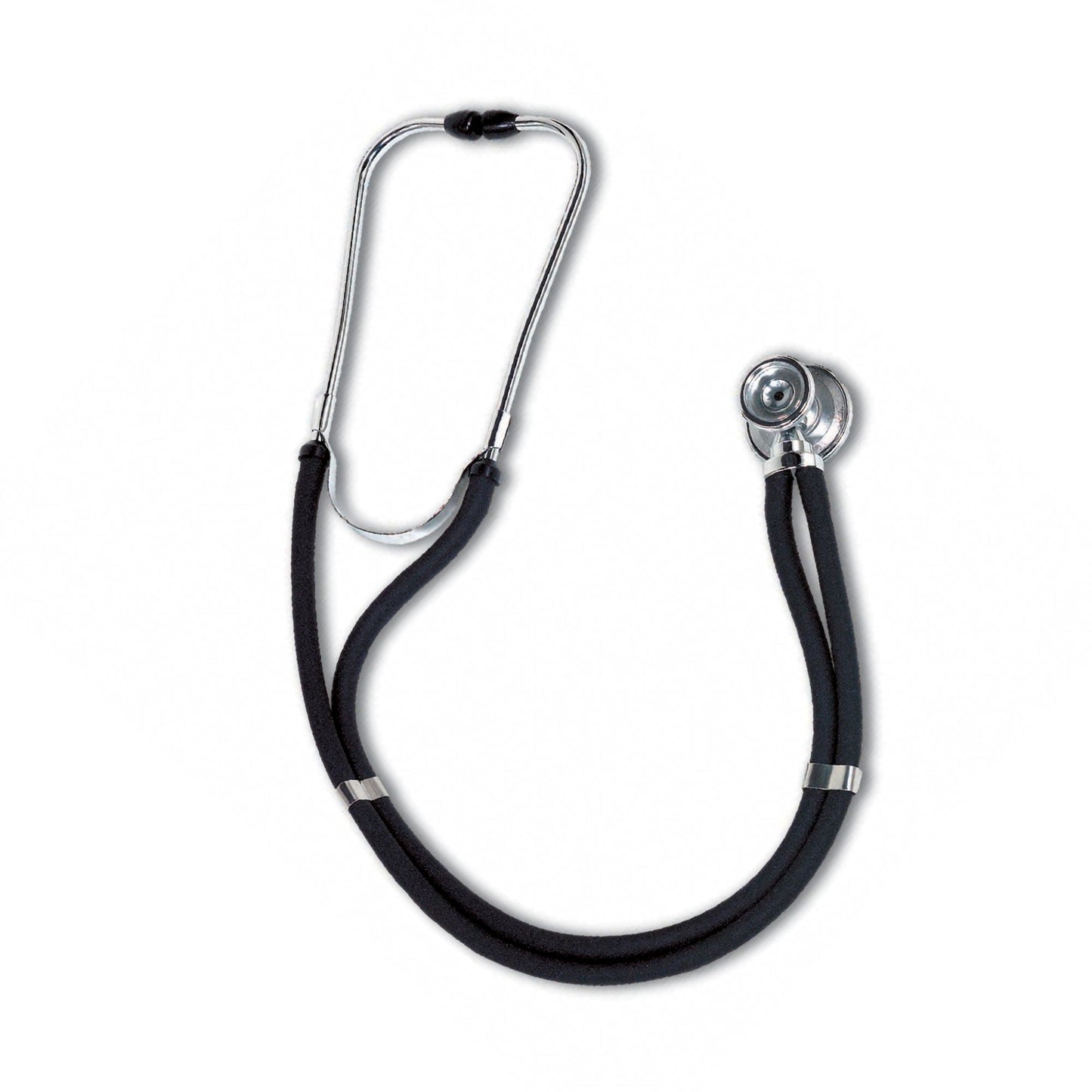 W.A. Baum Sprague Stethoscope Black 2-Tube 30 Inch Tube Double Sided Chestpiece (709505_EA)