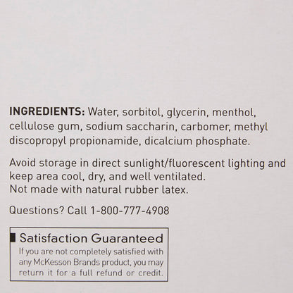 McKesson Oral Swab Dentifrice Foam Tip 1 per Pack (864692_CS)