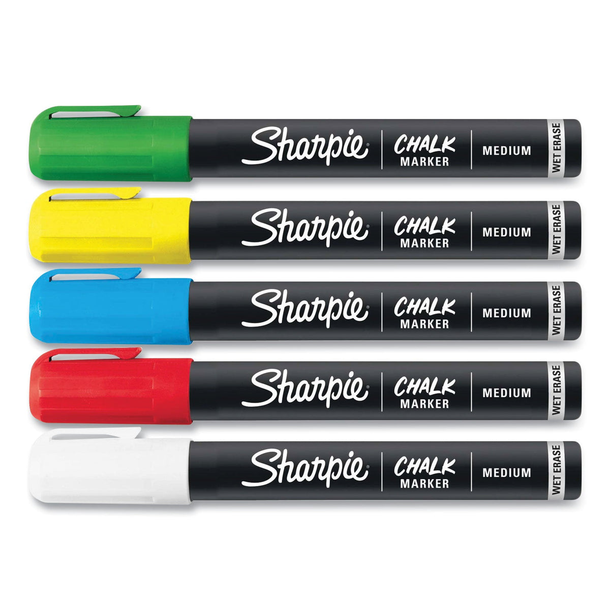 Medical Sharpie Sharpie® Wet-Erase Chalk Marker, Medium Bullet Tip, Assorted Colors, 5 ...