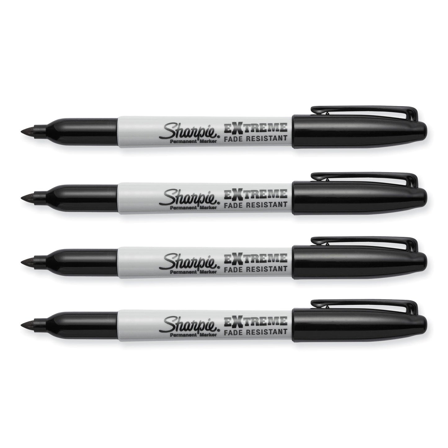 Sharpie® Extreme Marker, Fine Bullet Tip, Black, 4/Pack (SAN1927436)