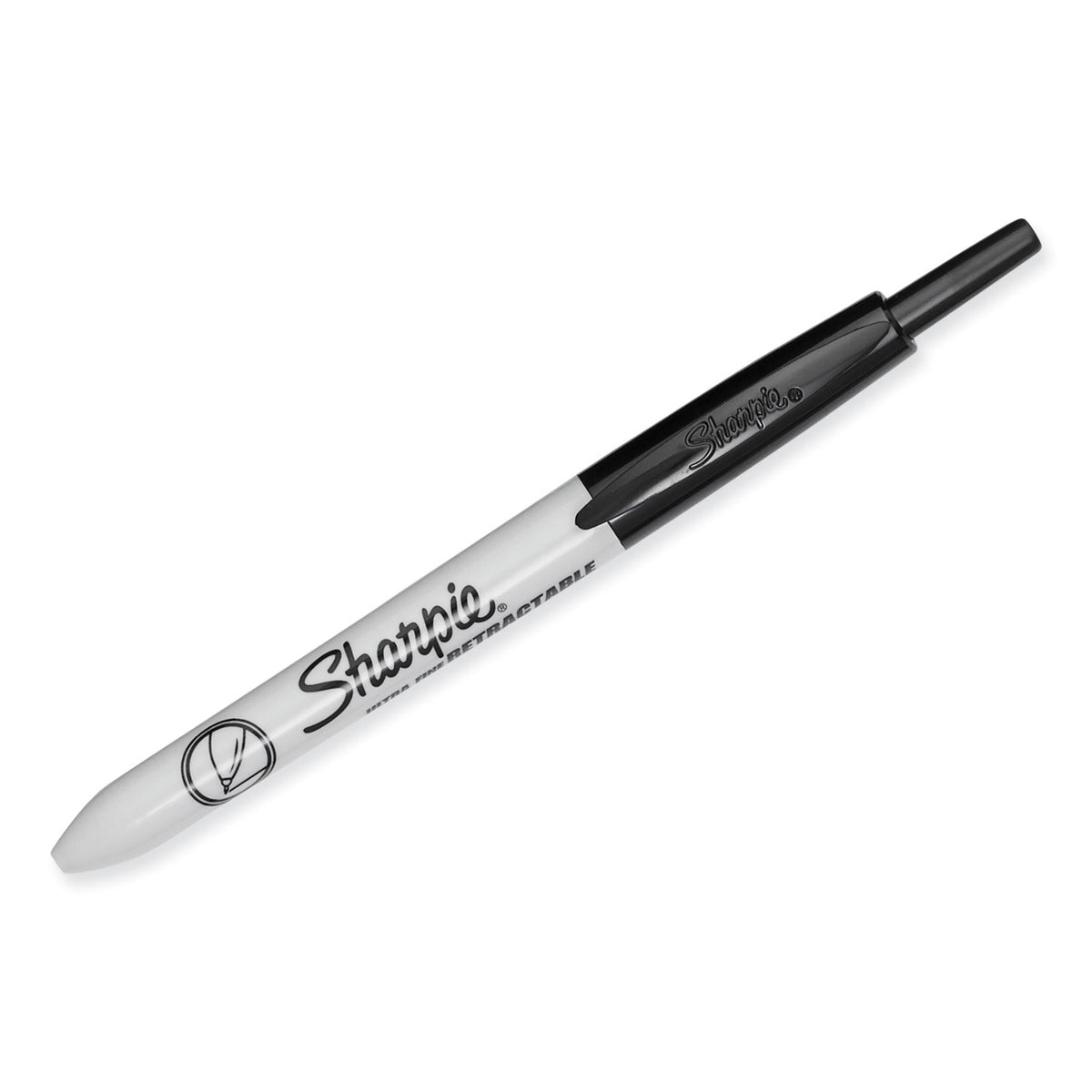 Medical Sharpie Sharpie® Retractable Permanent Marker, Extra-Fine Needle Tip, Black, 3 ...
