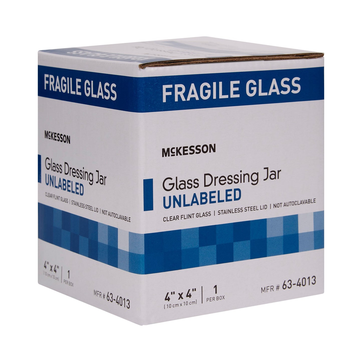 McKesson Sundry Jar 4 X 4 Inch Glass Clear (488897_EA)