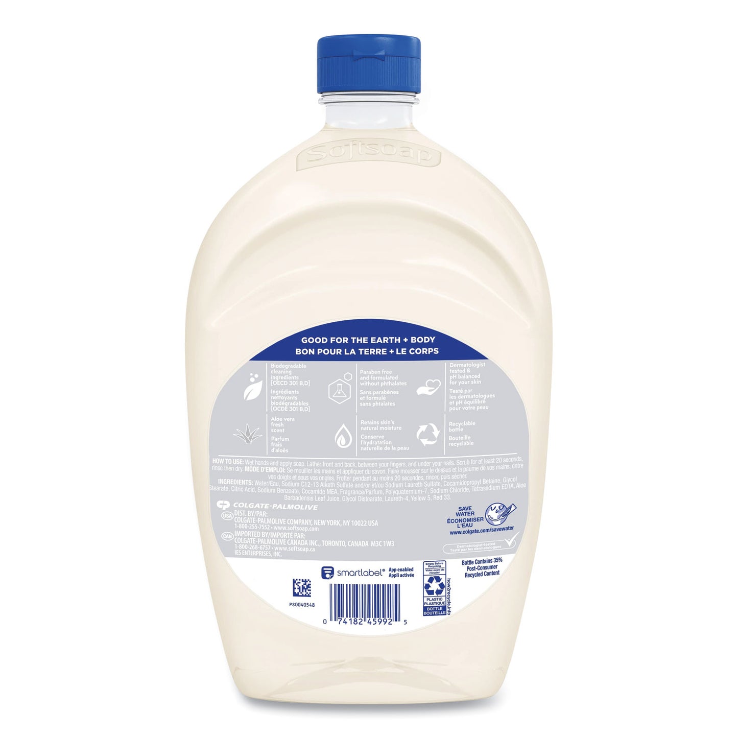 Softsoap® Moisturizing Hand Soap Refill with Aloe, Fresh Scent, 50 oz (CPC61046117EA)