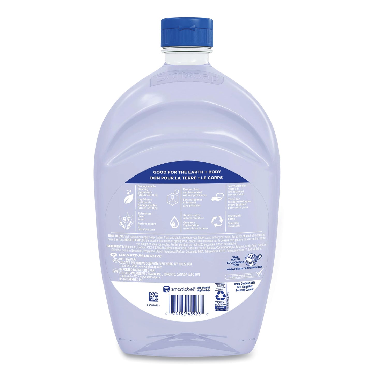 Softsoap® Liquid Hand Soap Refill, Fresh Scent, 50 oz, 3/Carton (CPC61046102)