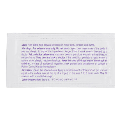 Medi-First® First Aid Antibiotic Bacitracin / Neomycin / Polymyxin B Ointment 0.5 Gram Individual Packet (337028_CS)