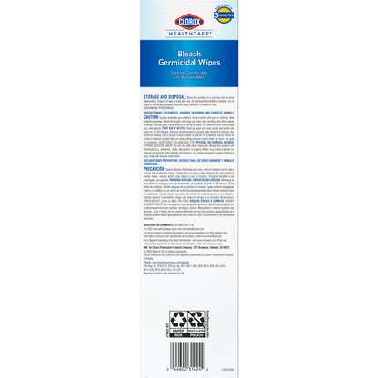 Clorox Healthcare® Surface Disinfectant Premoistened Germicidal Manual Pull Wipe 50 Count Individual Packet Fruity Floral Bleach Scent NonSterile (996100_EA)