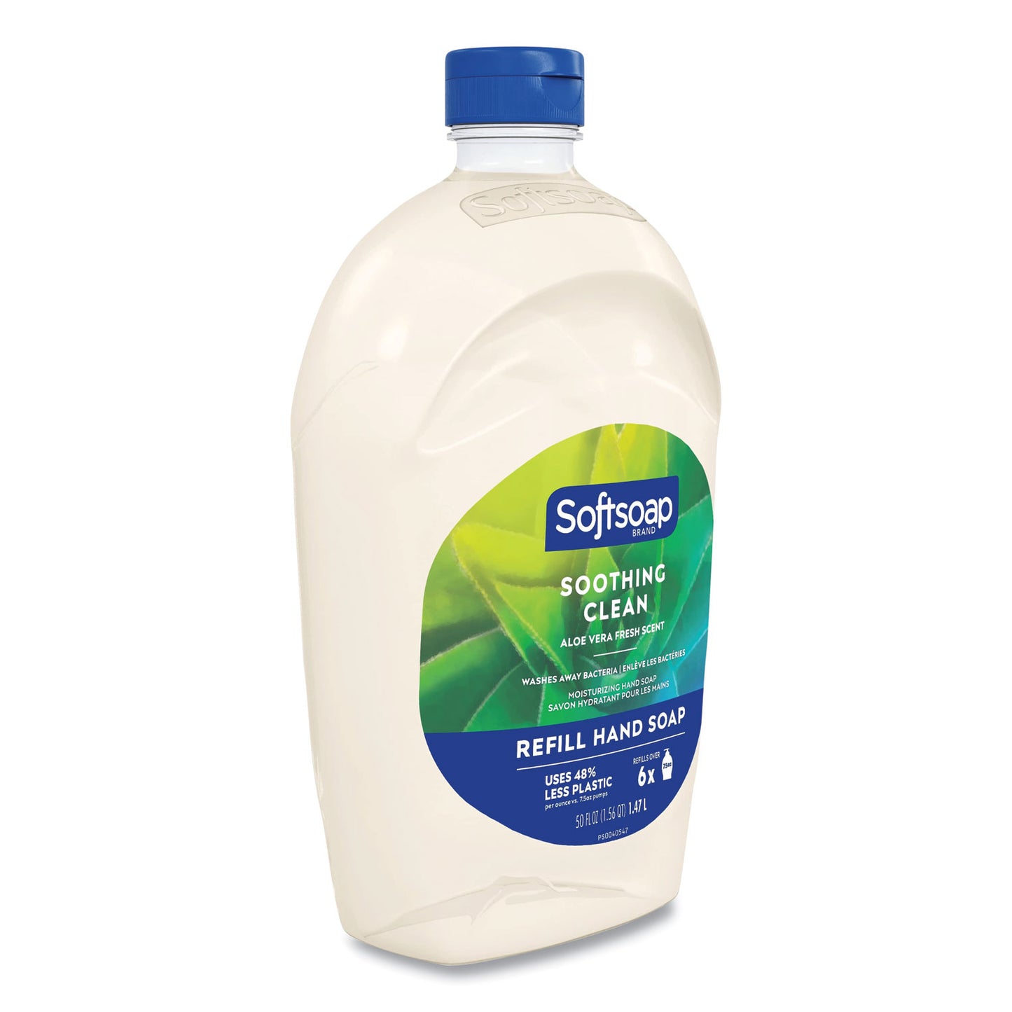 Softsoap® Moisturizing Hand Soap Refill with Aloe, Fresh Scent, 50 oz, 3/Carton (CPC61046117)