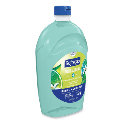 Softsoap® Antibacterial Liquid Hand Soap Refill, Fresh Scent, 50 oz, Green, 3/Carton (CPC61048193)
