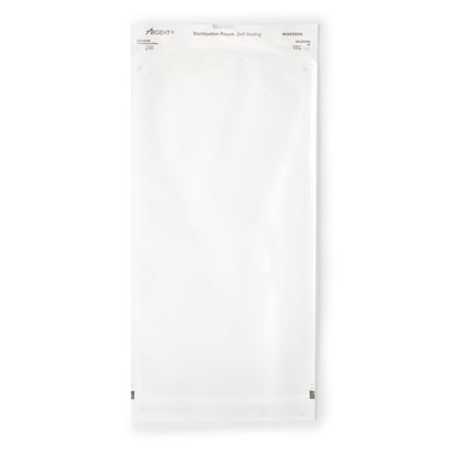 McKesson Argent™ Sure-Check® Sterilization Pouch Ethylene Oxide (EO) Gas / Steam 8 X 16 Inch Transparent / Blue Self Seal Paper / Film (527135_BX)