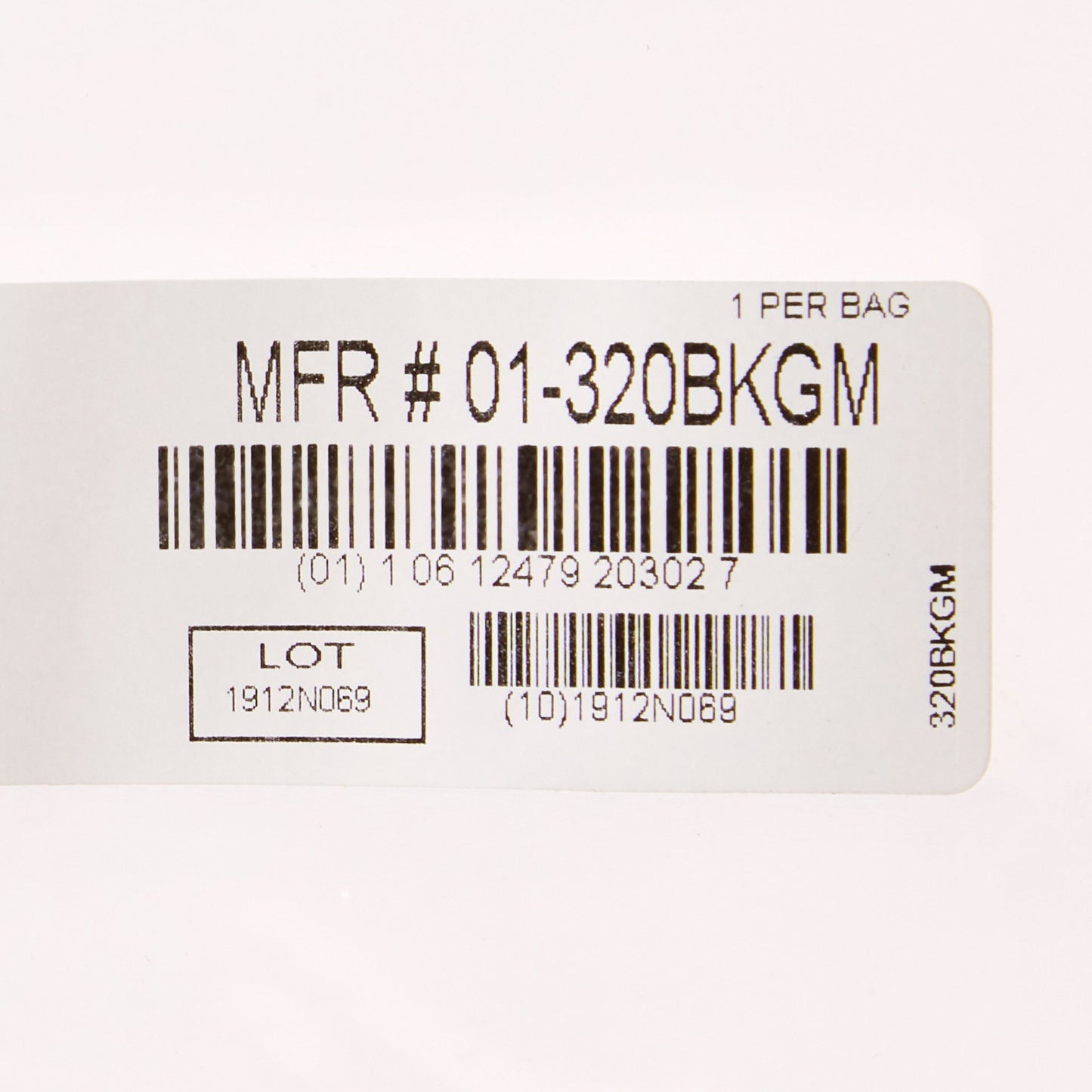 McKesson Utility Scissors 7-1/4 Inch Length Office Grade Stainless Steel / Plastic NonSterile Finger Ring Handle Angled Blunt Tip / Blunt Tip (472589_EA)