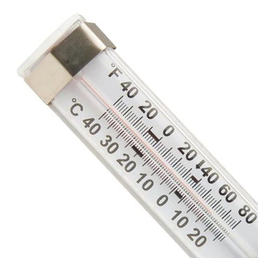 Fisherbrand™ Durac® Refrigerator / Freezer Thermometer Fahrenheit / Celsius -40° to +80°F (-40° to +25°C) Without External Probe Wall Mount Does Not Require Power (822793_EA)