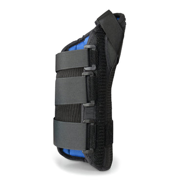 McKesson Wrist Brace with Abducted Thumb Aluminum / Foam / Spandex / Plastic Left Hand Black Small (1159139_EA)