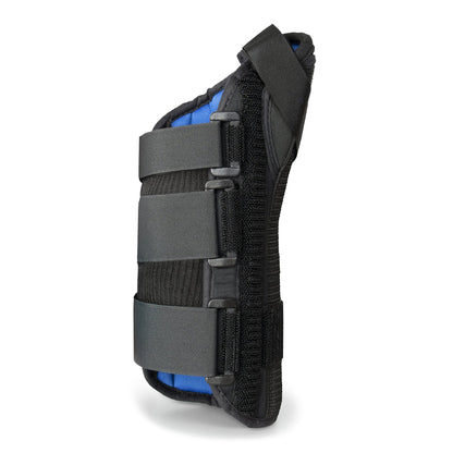 McKesson Wrist Brace with Abducted Thumb Aluminum / Foam / Spandex / Plastic Left Hand Black Small (1159139_EA)