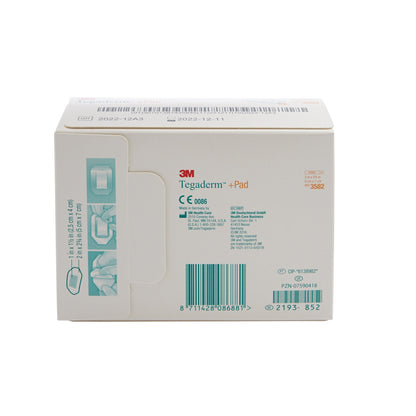 3M™ Tegaderm™ Transparent Film Dressing with Pad 2 X 2-3/4 Inch Frame Style Delivery Rectangle Sterile (311916_EA)