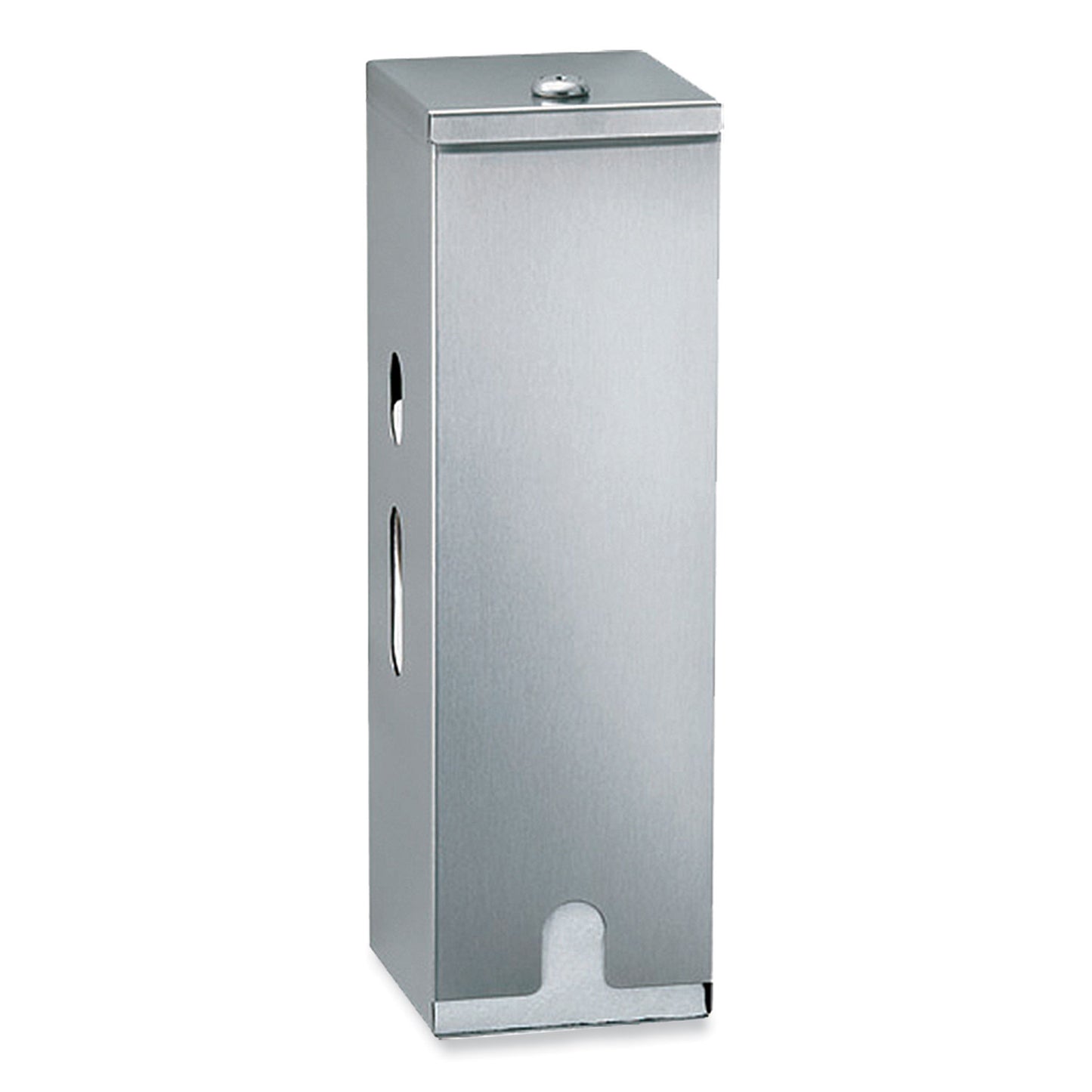 Bobrick ClassicSeries Surface-Mounted Three-Roll Toilet Tissue Dispenser, 4.63 x 5 x 14.88, Satin Finish Stainless Steel (BOB27313)