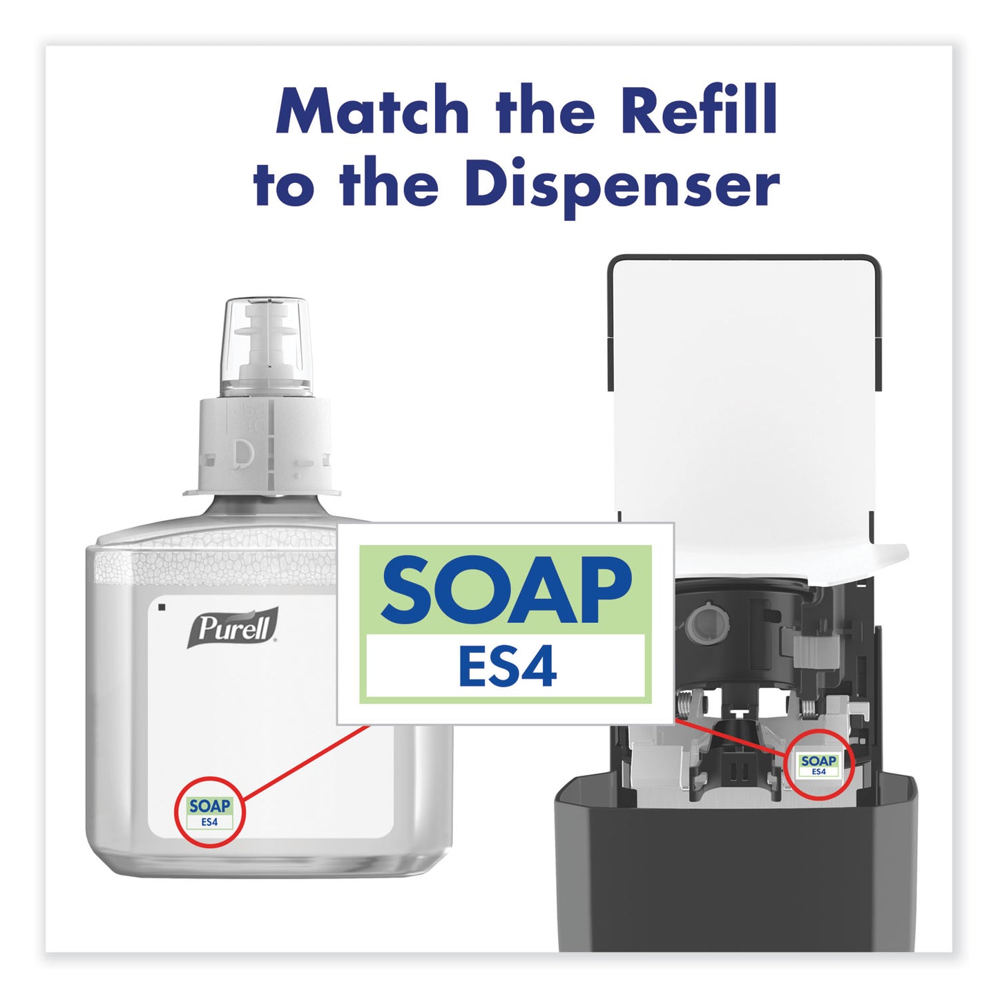 PURELL® HEALTHY SOAP Foam Refill, For ES4 Dispensers, Cranberry Scent, 1,200 mL, 2/Carton (GOJ507702)