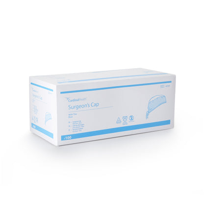 Cardinal Health™ Surgeon Cap One Size Fits Most Blue Tie Closure (237188_EA)