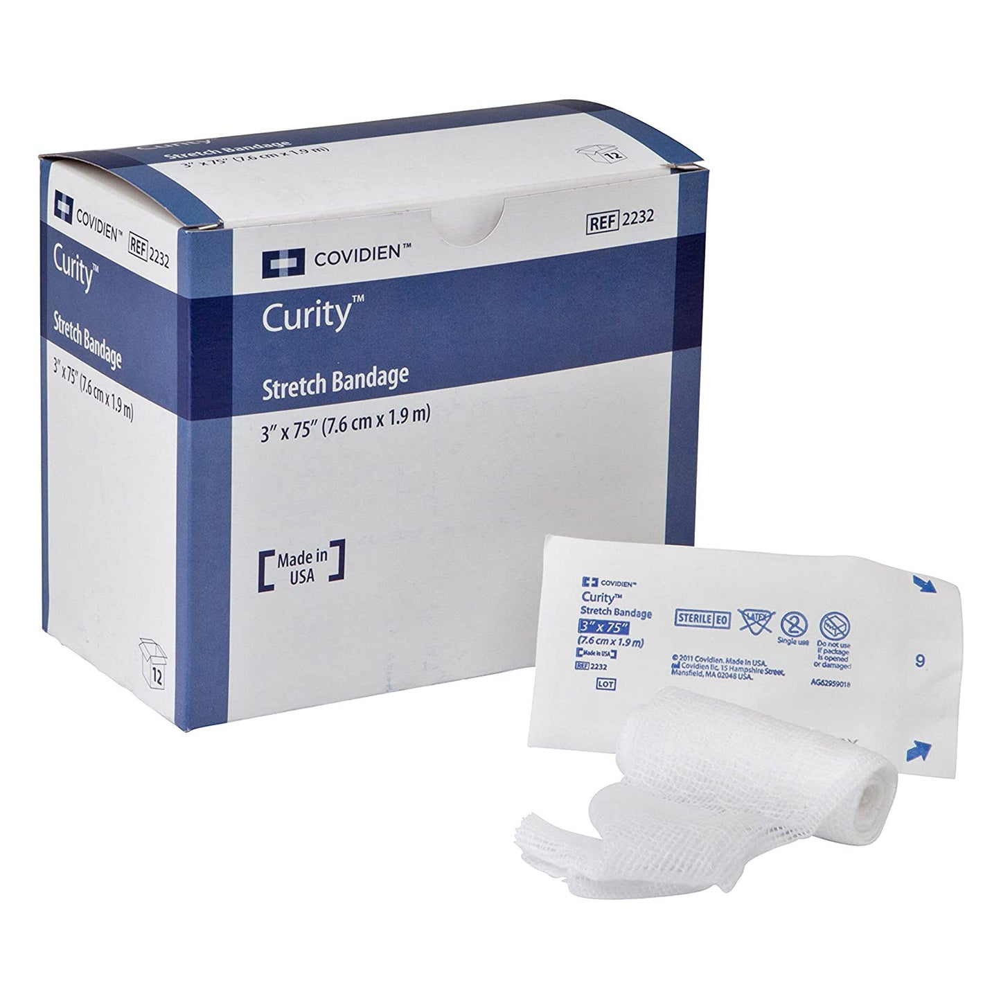 Curity™ Conforming Bandage 3 X 75 Inch 1-Ply Sterile 1 per Pack (188587_EA)
