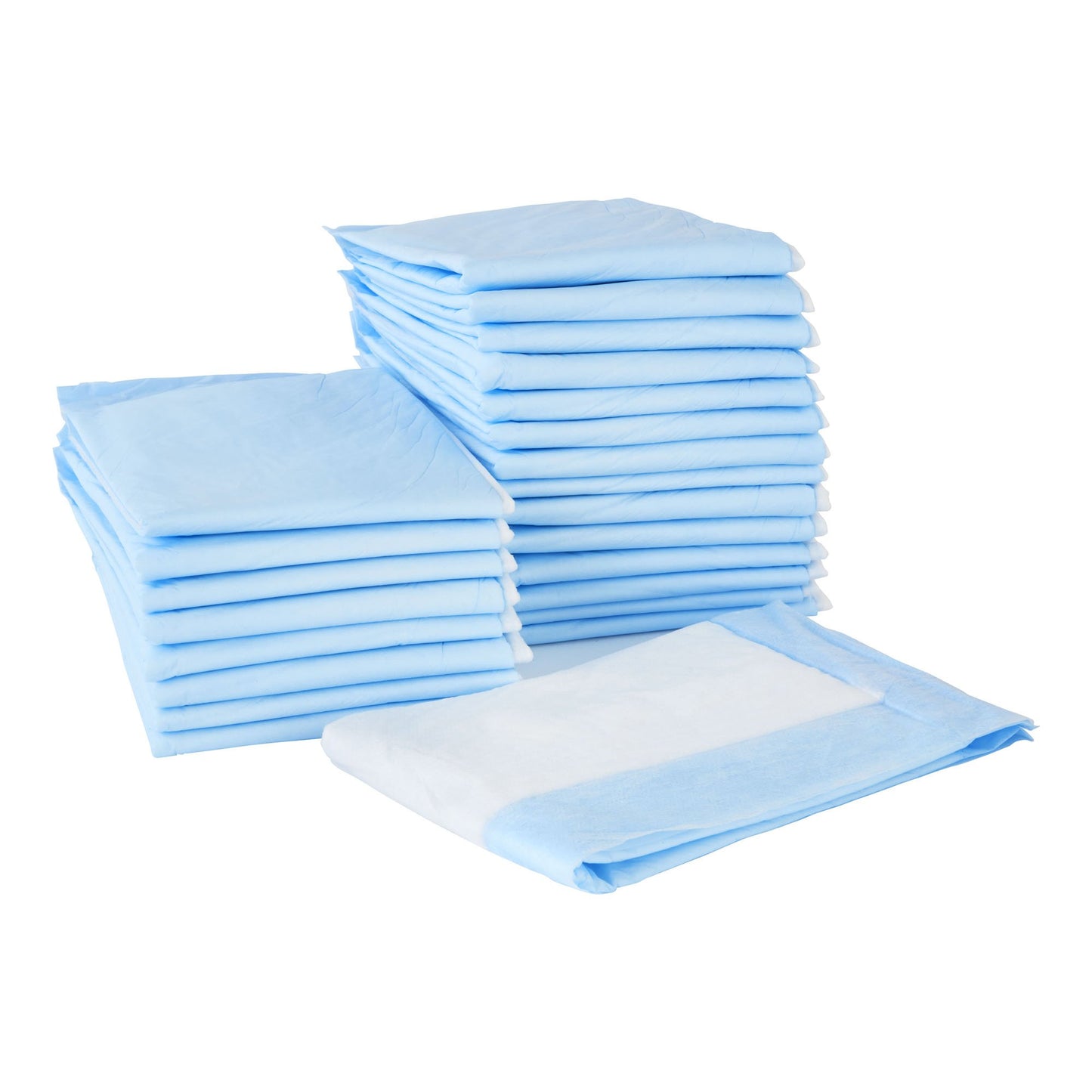 McKesson Classic Disposable Underpad 17 X 24 Inch Fluff / Polymer Light Absorbency (884218_CS)