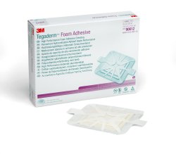 3M™ Tegaderm™ High Performance Foam Dressing 5-5/8 X 5-5/8 Inch With Border Film Backing Acrylic Adhesive Square Sterile (459259_EA)