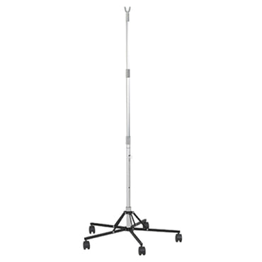 drive™ Disposable IV Stand Floor Stand 2 Hooks 5 Legs with Casters (1139254_EA)