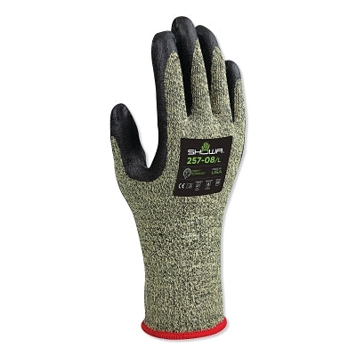 Showa SHOWA 257 Foam nitrile palm, 13ga A7 cut resistant spandex, stainless steel & aramid liner, XXL (845-257XXL-10)
