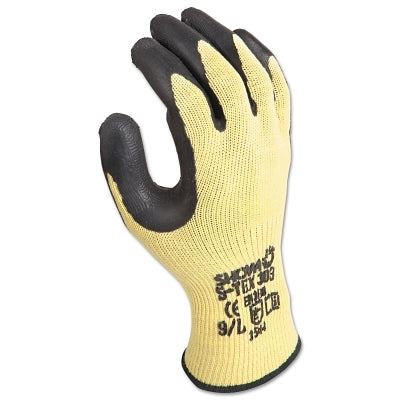 Showa S-TEX 303 Natural rubber coating, 10ga Kevlar liner / stainless steel Hagane Coil Liner,A6 Cut, XL (845-S-TEX303XL-10)