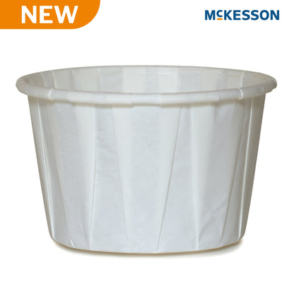 McKesson Souffle Cup 3.5 oz. White Paper Disposable (1251882_SL)