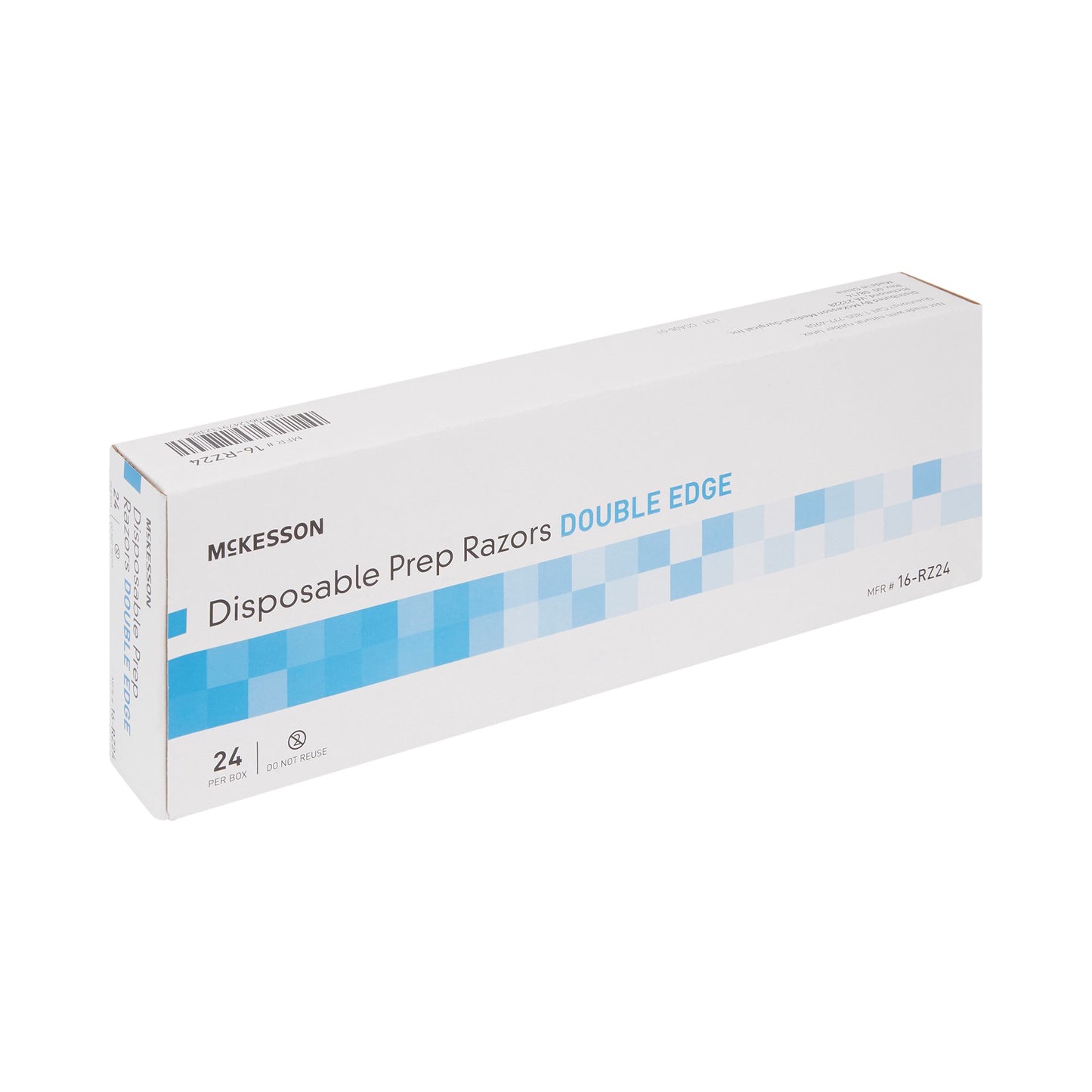McKesson Surgical Prep Razor Double Edge Single Blade NonSterile Disposable (474851_CS)