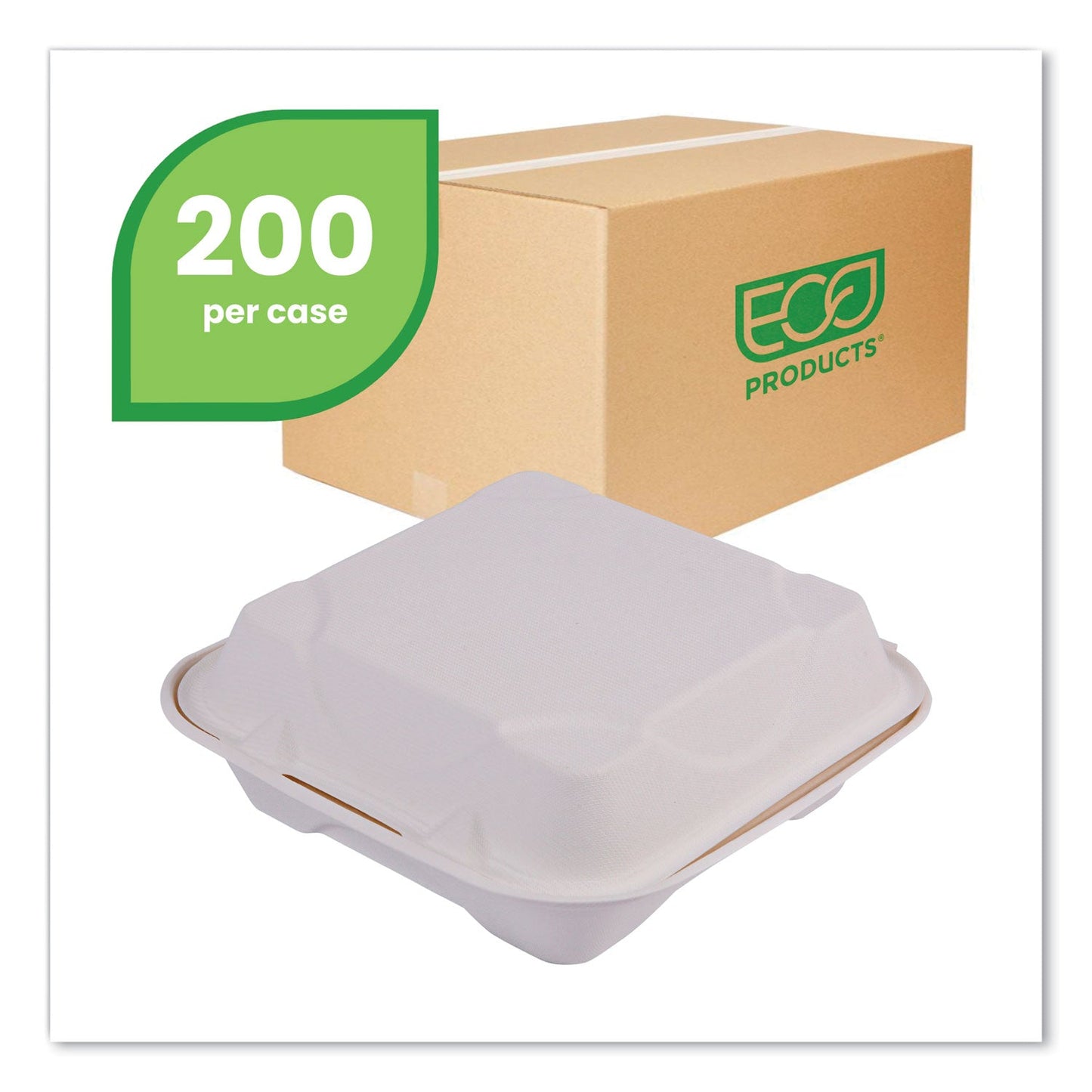 eco-products-molded-fiber-hinged-clamshell-containers-8-x-8-x-3-white-sugarcane-200-carton-ecoephc81_7