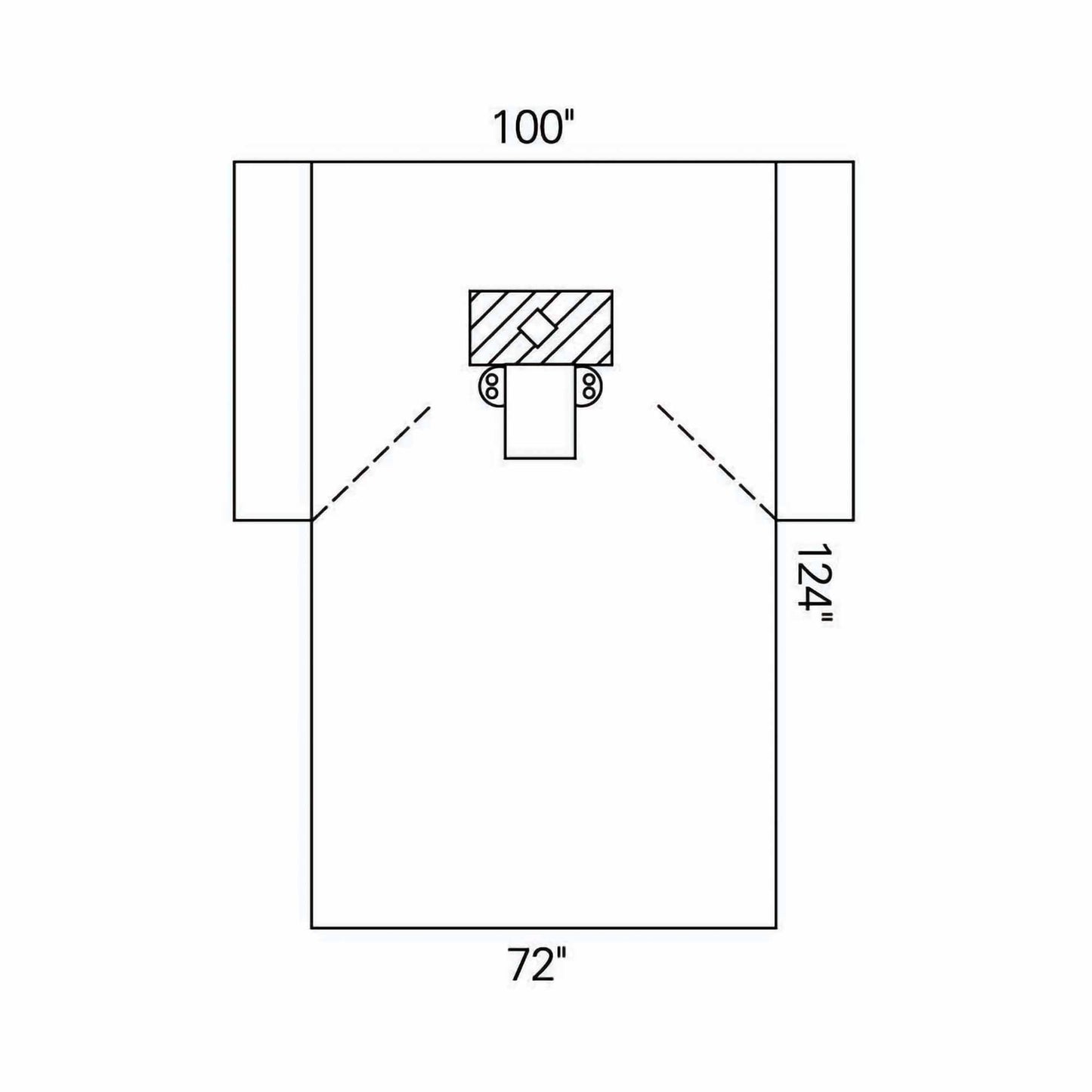 O&M Halyard Inc EENT Drape Thyroid Drape 100 W X 72 W X 124 L Inch Sterile (334531_EA)