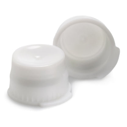 McKesson Tube Closure Polyethylene Snap Cap White 13 mm For Use with 13 mm Blood Drawing Tubes, Glass Test Tubes, Plastic Culture Tubes NonSterile (1082101_BG)
