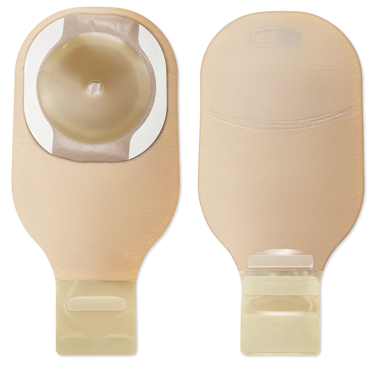 Premier™ Ostomy Pouch One-Piece System 12 Inch Length Flat, Pre-Cut 1-9/16 Inch Stoma Drainable (1032323_BX)