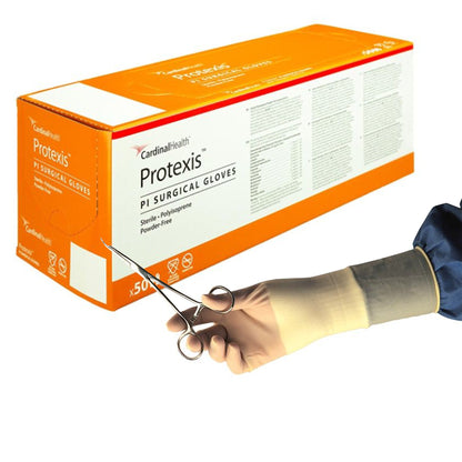 Protexis™ PI Surgical Glove Size 6.5 Sterile Polyisoprene Standard Cuff Length Smooth Ivory Chemo Tested (807727_CS)