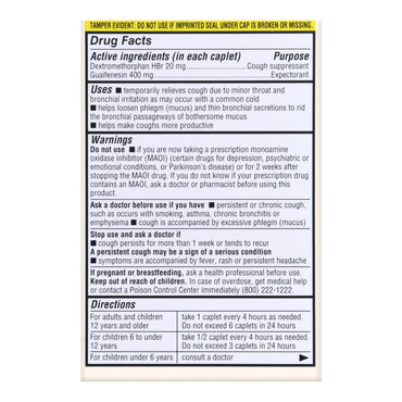 Foster & Thrive™ Cold and Cough Relief 400 mg - 20 mg Strength Tablet 50 per Box (1235099_BX)