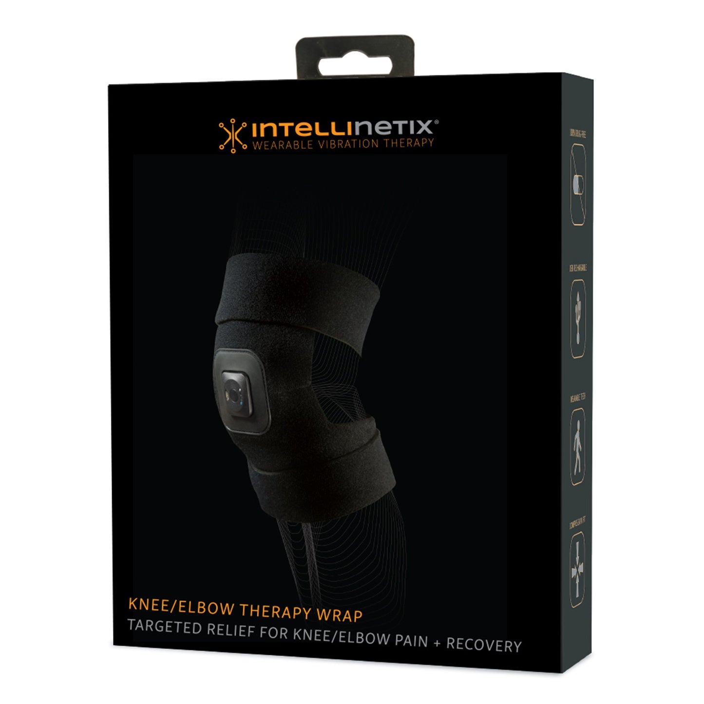 Intellinetix® Vibration Therapy Wrap Knee / Elbow One Size Fits Most (1128958_EA)