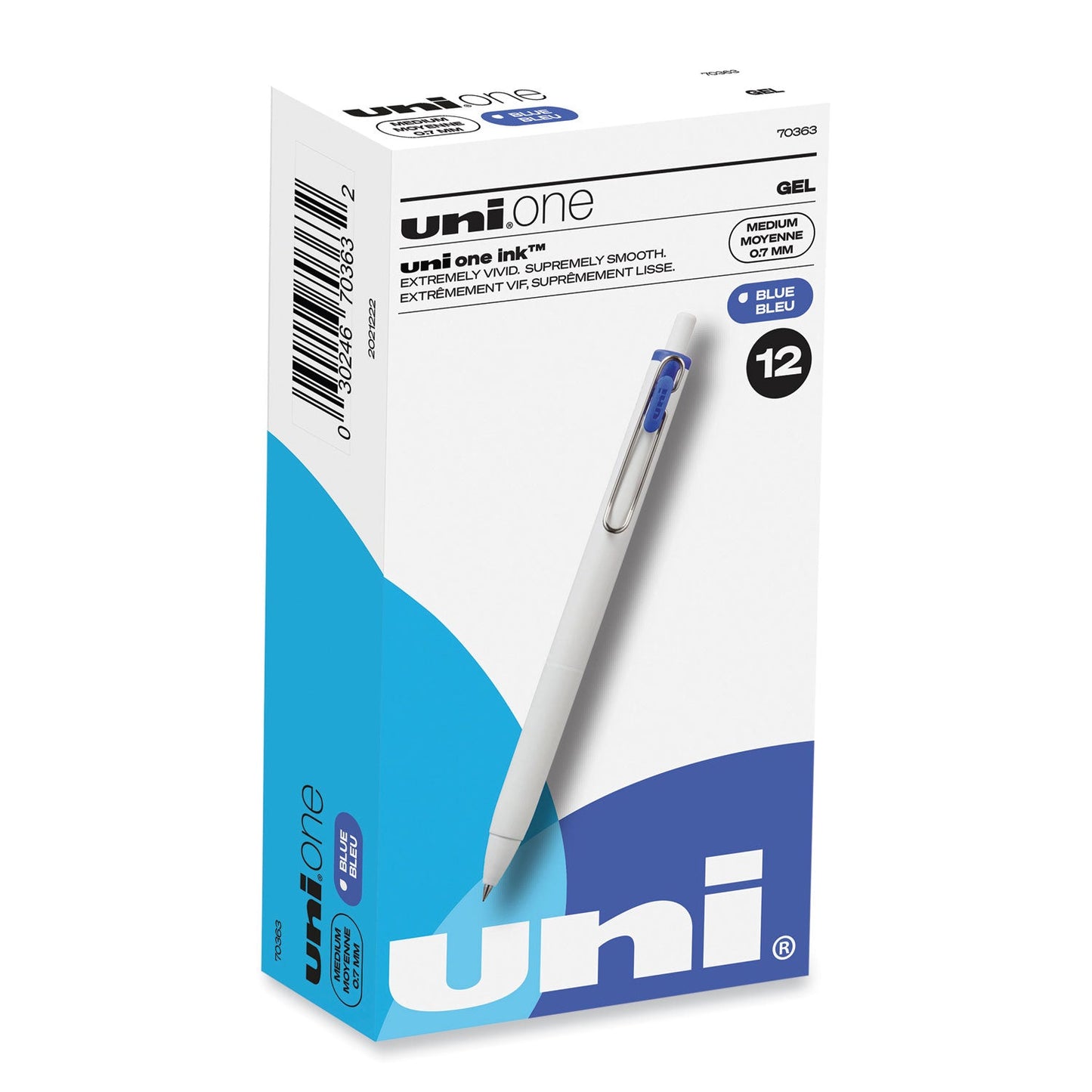 uni-ball-ub-one-gel-pens-0-7-mm-pen-point-size-blue-gel-based-ink-1-dozen-num-ubc70363_1