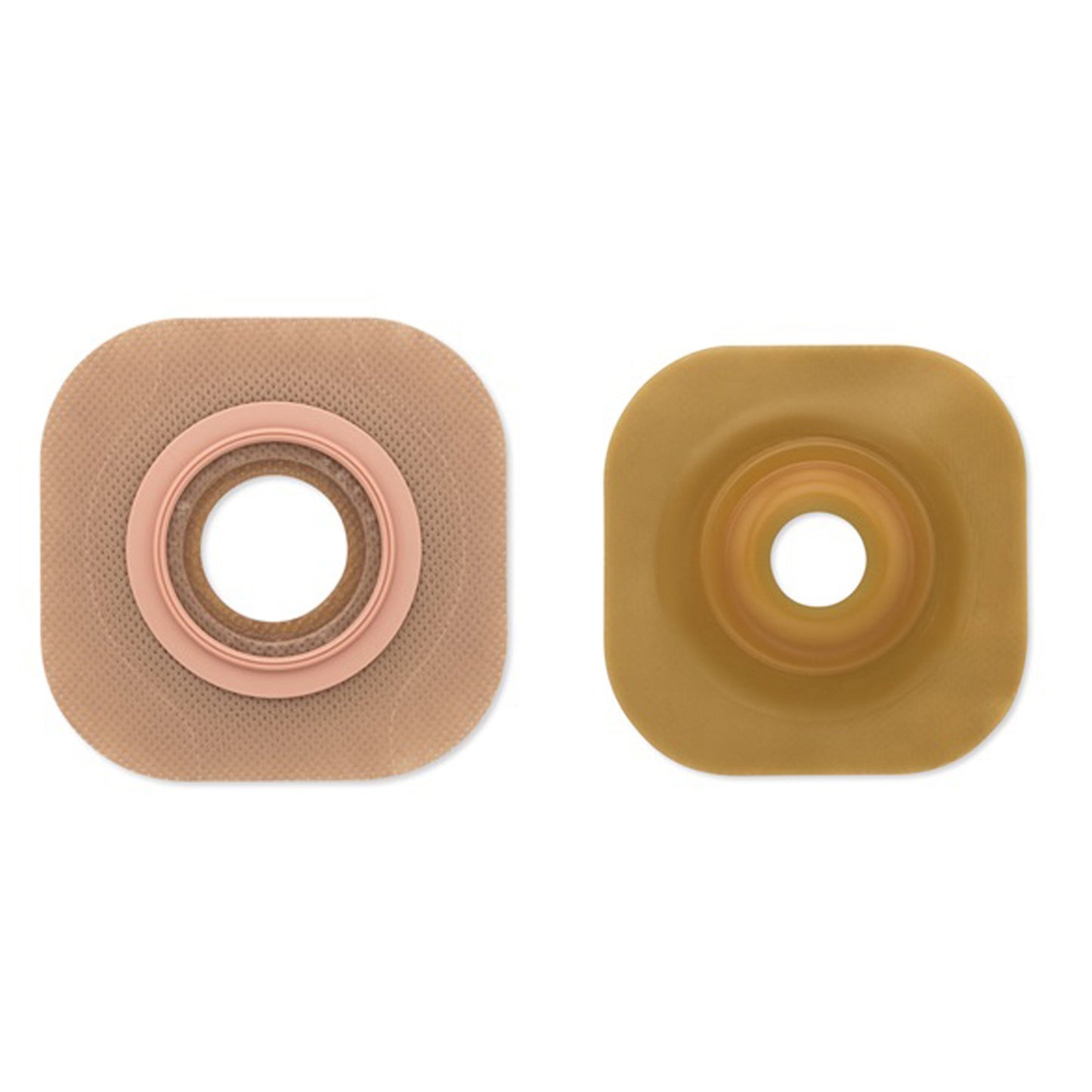 FlexWear™ Ostomy Barrier Precut, Standard Wear Without Tape 44 mm Flange Green Code System Hydrocolloid 1-1/4 Inch Opening (505938_BX)