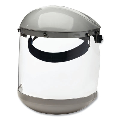 SureWerx® 303 Series Dual Crown, Window & Ratcheting Headgear, Uncoated, Clear, 8 in W x 15 in L (851-S30310)