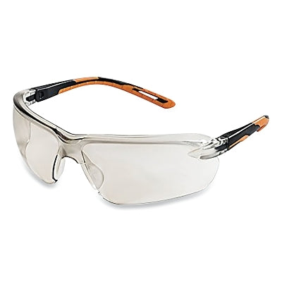 SureWerx® XM300 Series Protective Eyewear Safety Glasses, I/O Lens, Polycarbonate, Blk/Orange Frame (851-S71202)