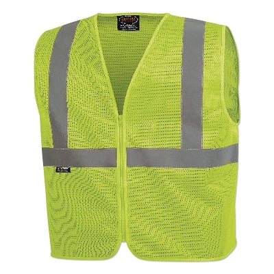 SureWerx® 6844U/6845U Hi-Viz Safety Vest, 2X-Large, Green (852-V1025060U-2XL)
