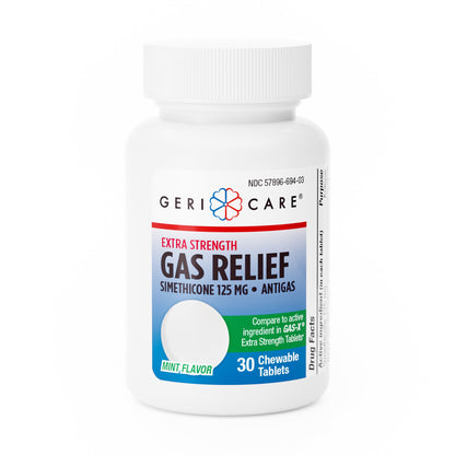 Geri-Care® Gas Relief 125 mg Strength Tablet 30 per Bottle (1168024_CS)