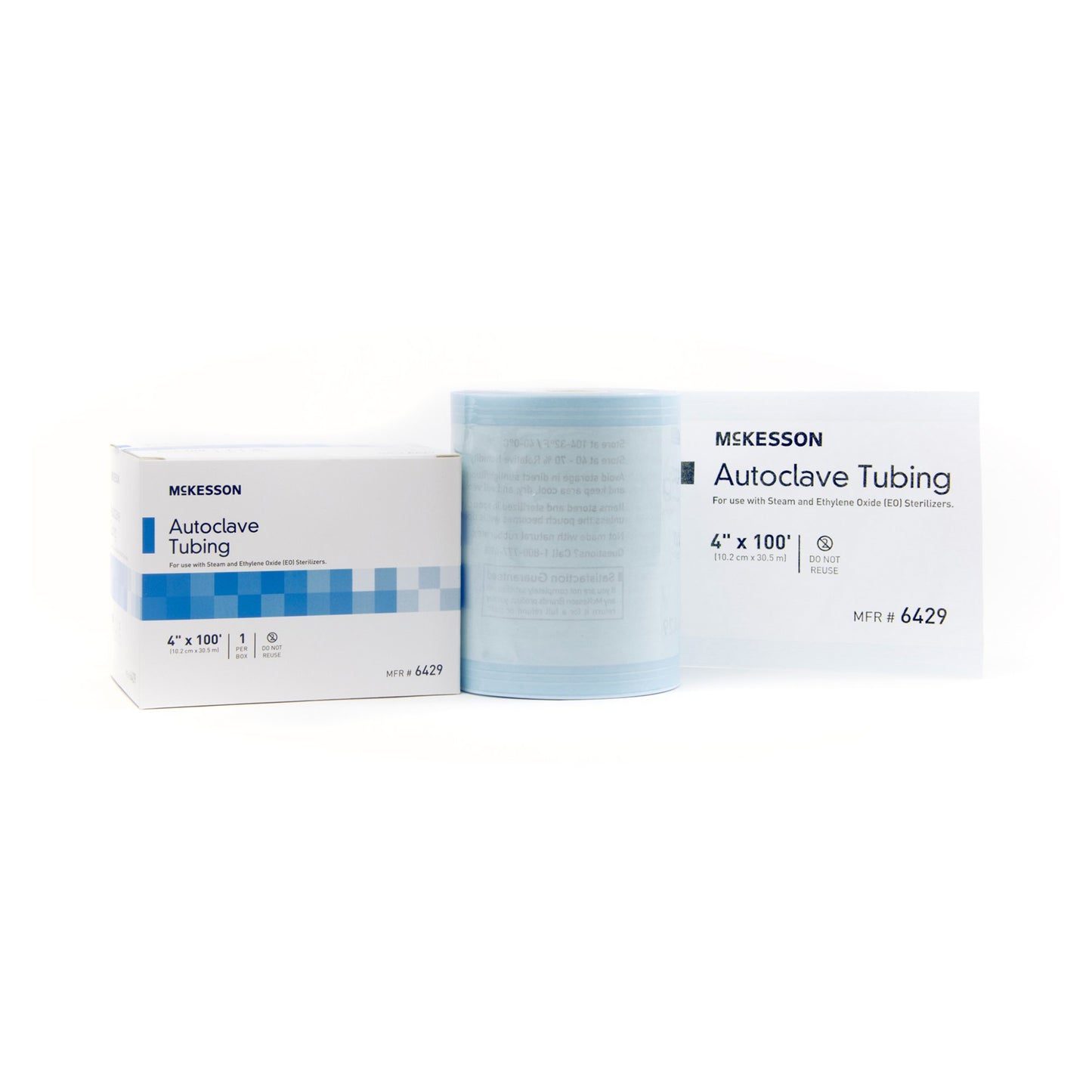 McKesson Sterilization Tubing 4 Inch X 100 Foot (854704_CS)