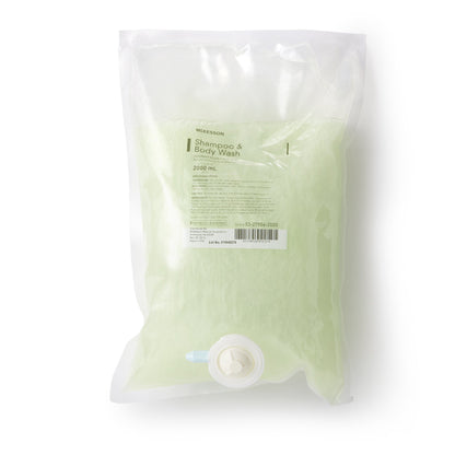 McKesson Shampoo and Body Wash 2,000 mL Dispenser Refill Bag Cucumber Melon Scent (468271_CS)