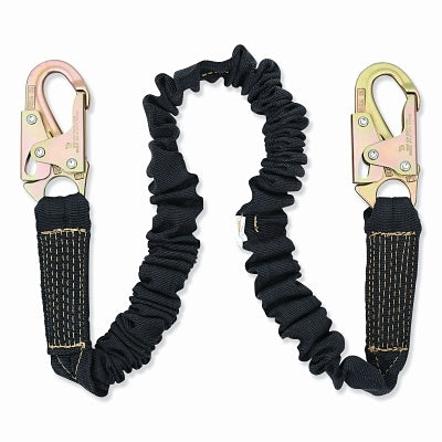 SureWerx® Shock Absorbing Lanyard, 6 ft, Steel Snap Hook, 310 lb, Steel Snap Hook, 1 Leg (853-V8109506)