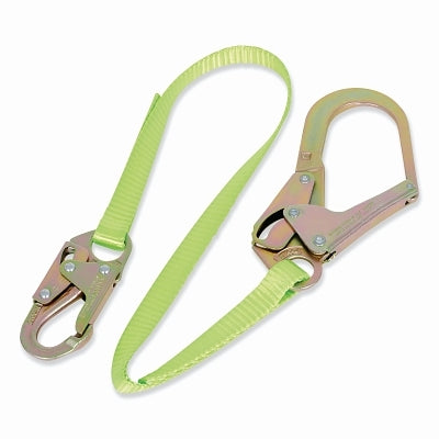SureWerx® Restraint Lanyard, 4 ft, Steel Snap Hook, 310 lb, Steel Form Hook, 1 (853-V815424)