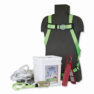 SureWerx® RK6 Roofer's Fall Protection Kit, 25 ft, 2 Legs, 310 lb Capacity (853-V8257272)