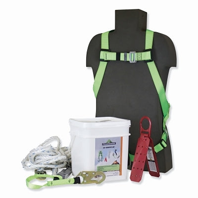SureWerx® RK6 Roofer's Fall Protection Kit, 50 ft, 2 Legs, 310 lb Capacity (853-V8257275)